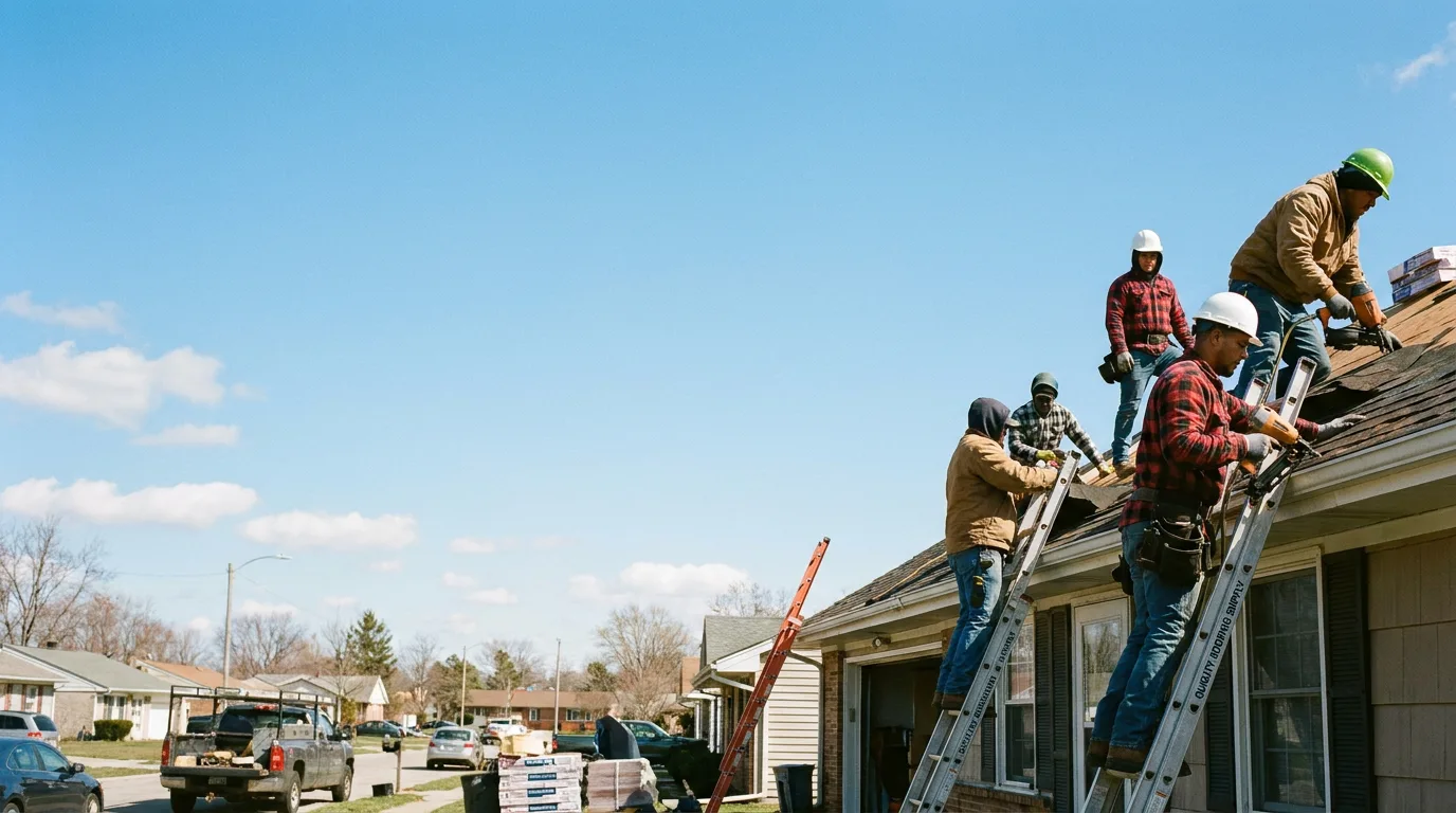 Roofing in Cement City, MI near me
